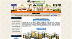 Desktop Screenshot of globanatural.com